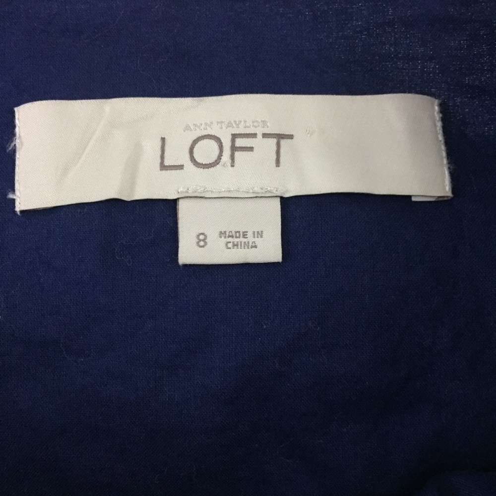 Ann Taylor LOFT Ruffle Dress.   L29 - Picture 3 of 8